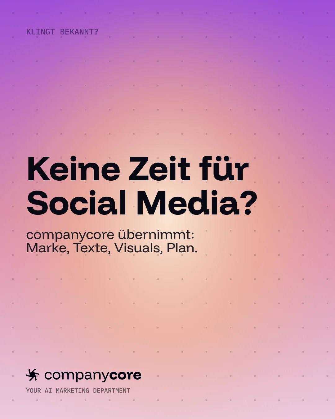 Mit KI generiertes, markentreues Social-Media-Visual im Visual Studio